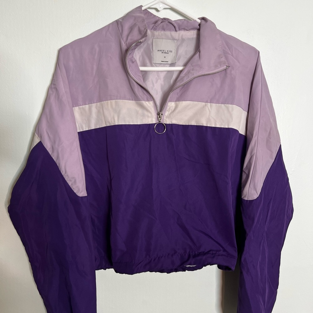 Purple Windbreaker Jacket